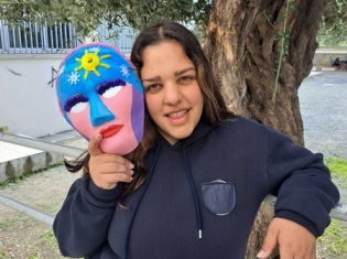 Αποκριάτικες χειροποίητες μάσκες, κατασκευές από τα παιδιά της Ειδικής Μονάδας